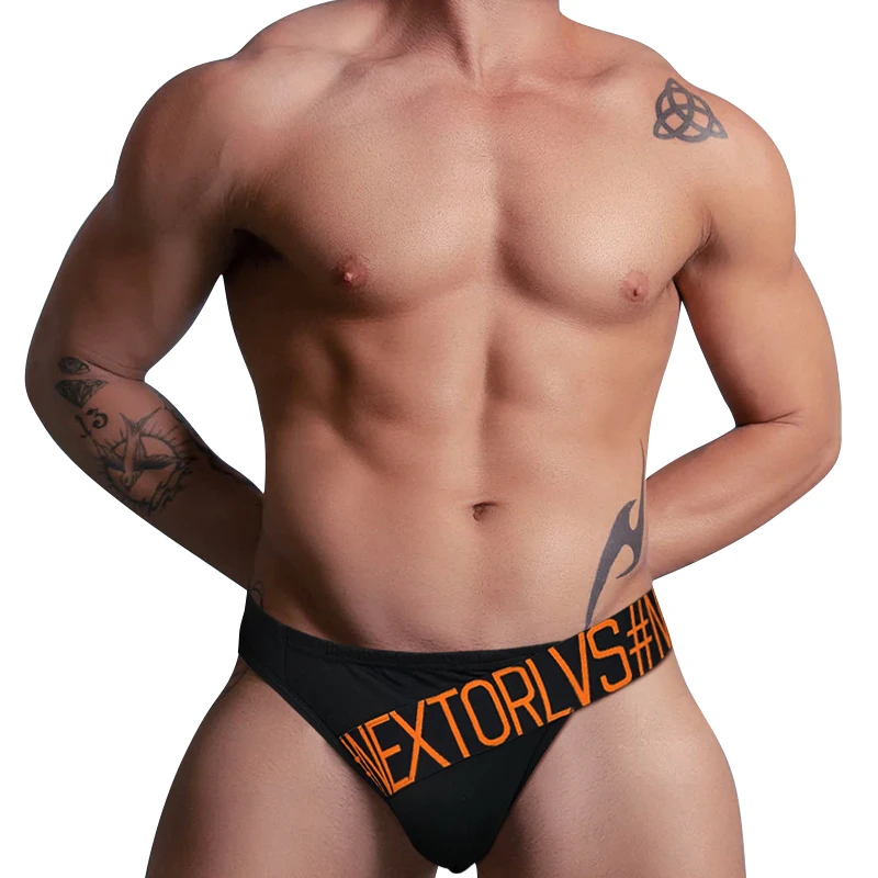 男士三角裤斜纹字母腰带男士内裤性感内裤男