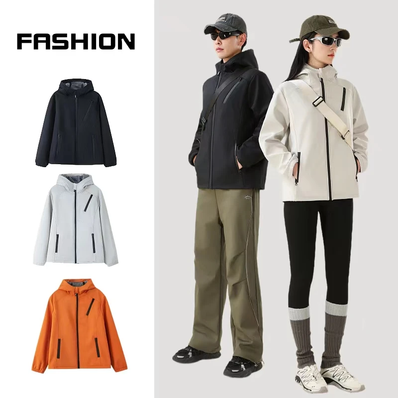 茸本！户外秋冬男女同款暖壳衣休闲衣专业徒步登山防暴雨暖壳