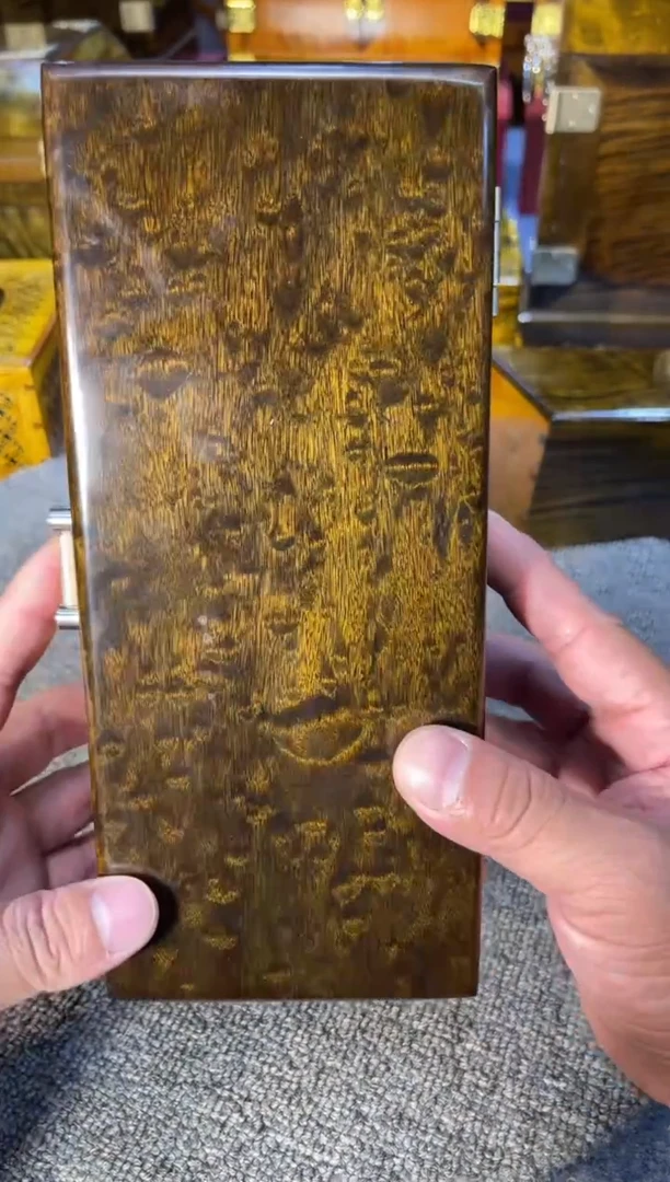 【闪购商品】乌木类成套家具阴沉木收纳盒 9