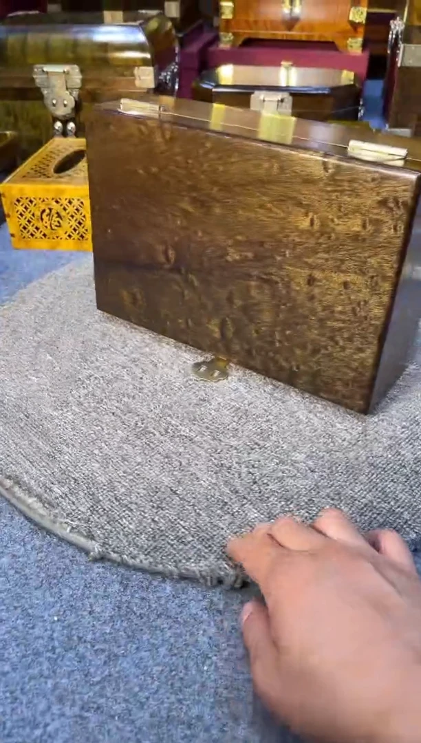 【闪购商品】乌木类成套家具阴沉木收纳盒 69
