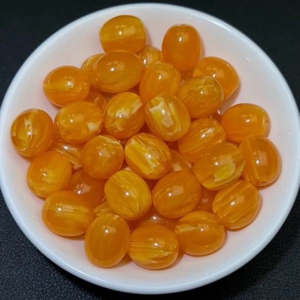 【优品甄选】散珠天然蜜蜡 老蜡枣珠14*16mm 15颗（赠弹力绳）G033