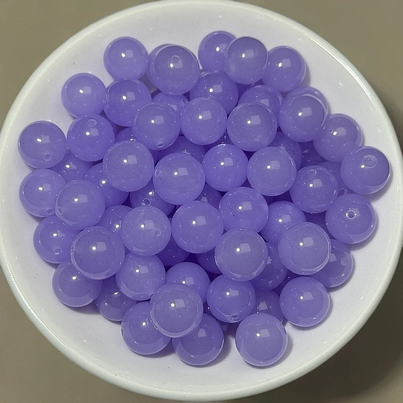 【优品甄选】天然散珠紫罗兰冰紫12mm 20颗 宠1颗（赠弹力绳）E052