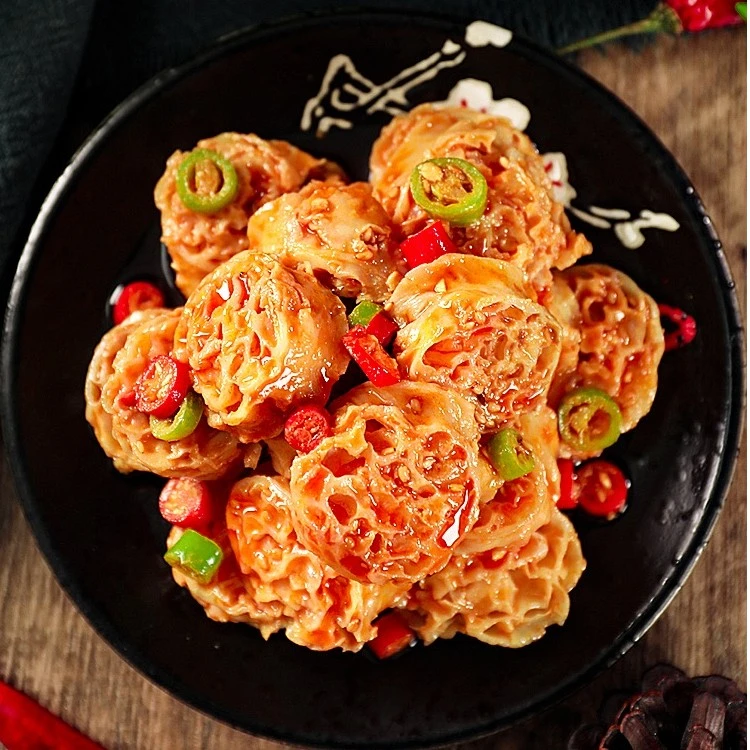 免煮网红吸汁面藕面筋500g干货凉皮菜即食沾串