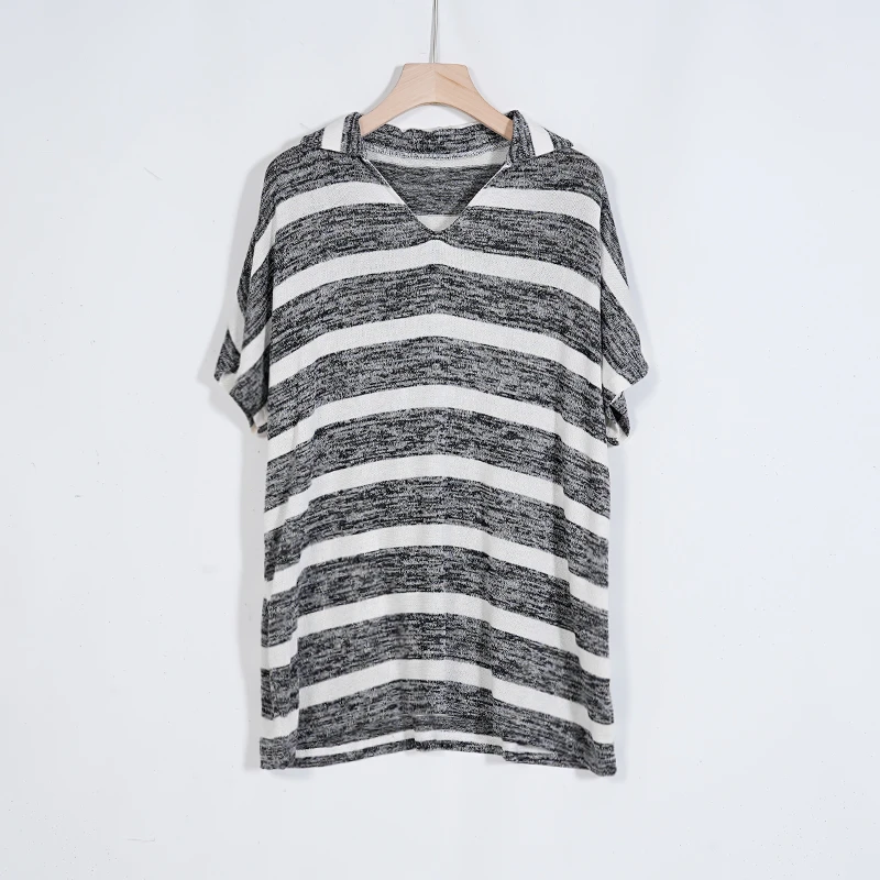 【蓉哥出品】条纹针织上衣J42