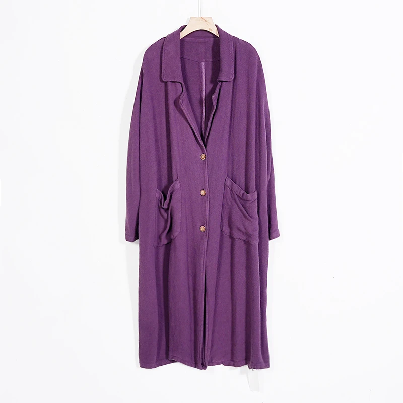 【蓉哥出品】高克重亚麻风衣【反季】C03