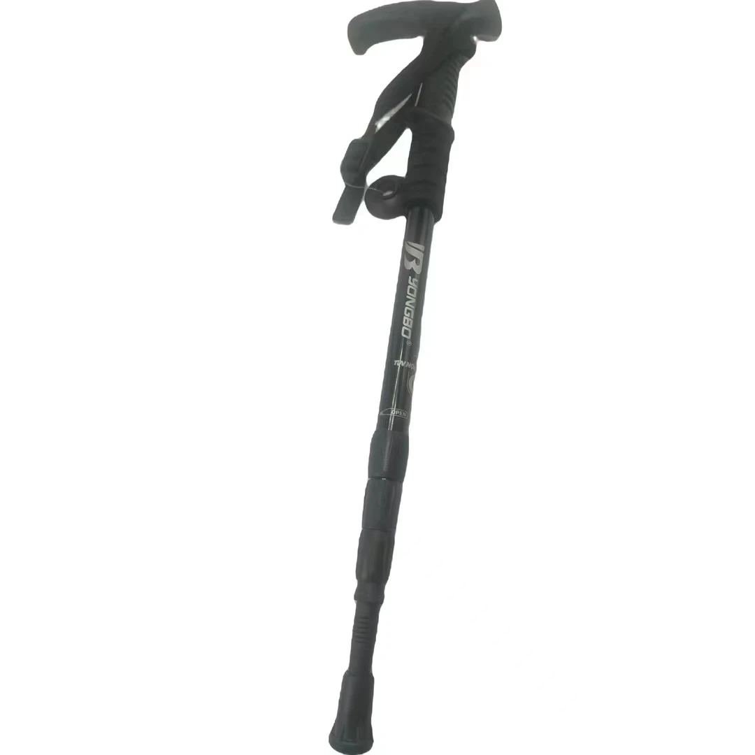 驴友户外装备旅游用品登山杖老人拐杖手杖拐棍超轻铝合金伸缩登山