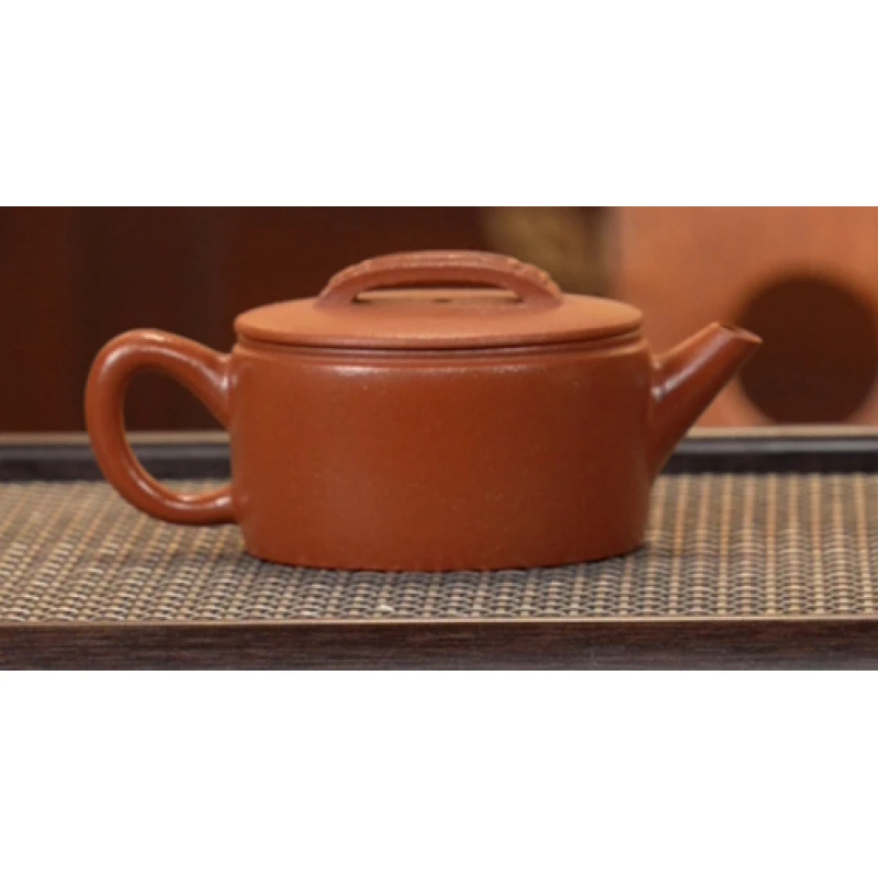 《生砂朱泥大汉瓦》-220cc -紫砂壶-JXH