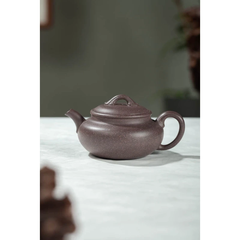 《明式仿古》手工紫砂壶-220cc-TJP