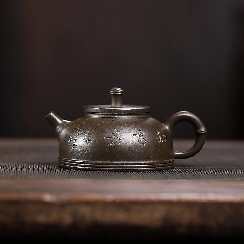 储集泉之女【芳语】 储蓁 90cc手工壶老天青家用茶具