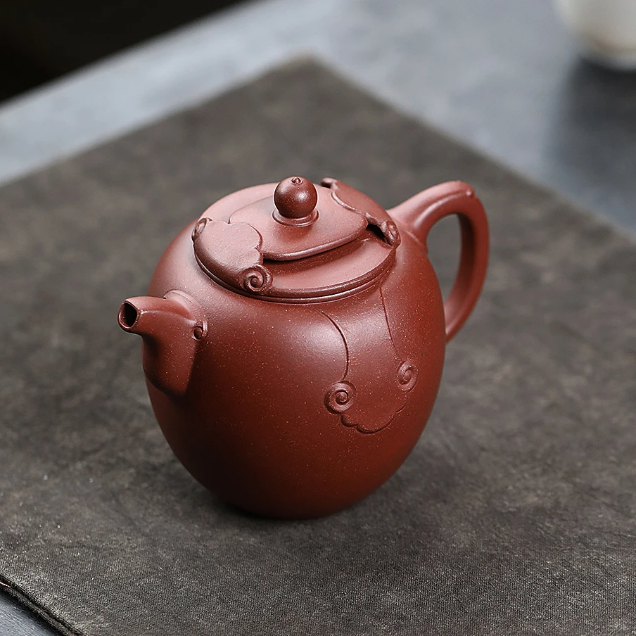 JCY季益顺创立品牌 季畅园 【圆肩如意】四号井底槽清 宜兴紫砂壶