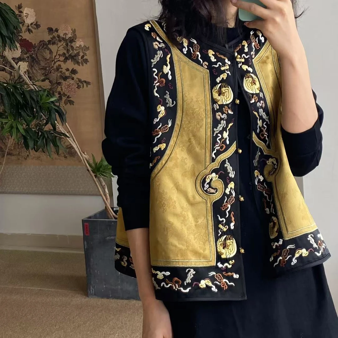 肖肖分享 2024秋款中式马甲586