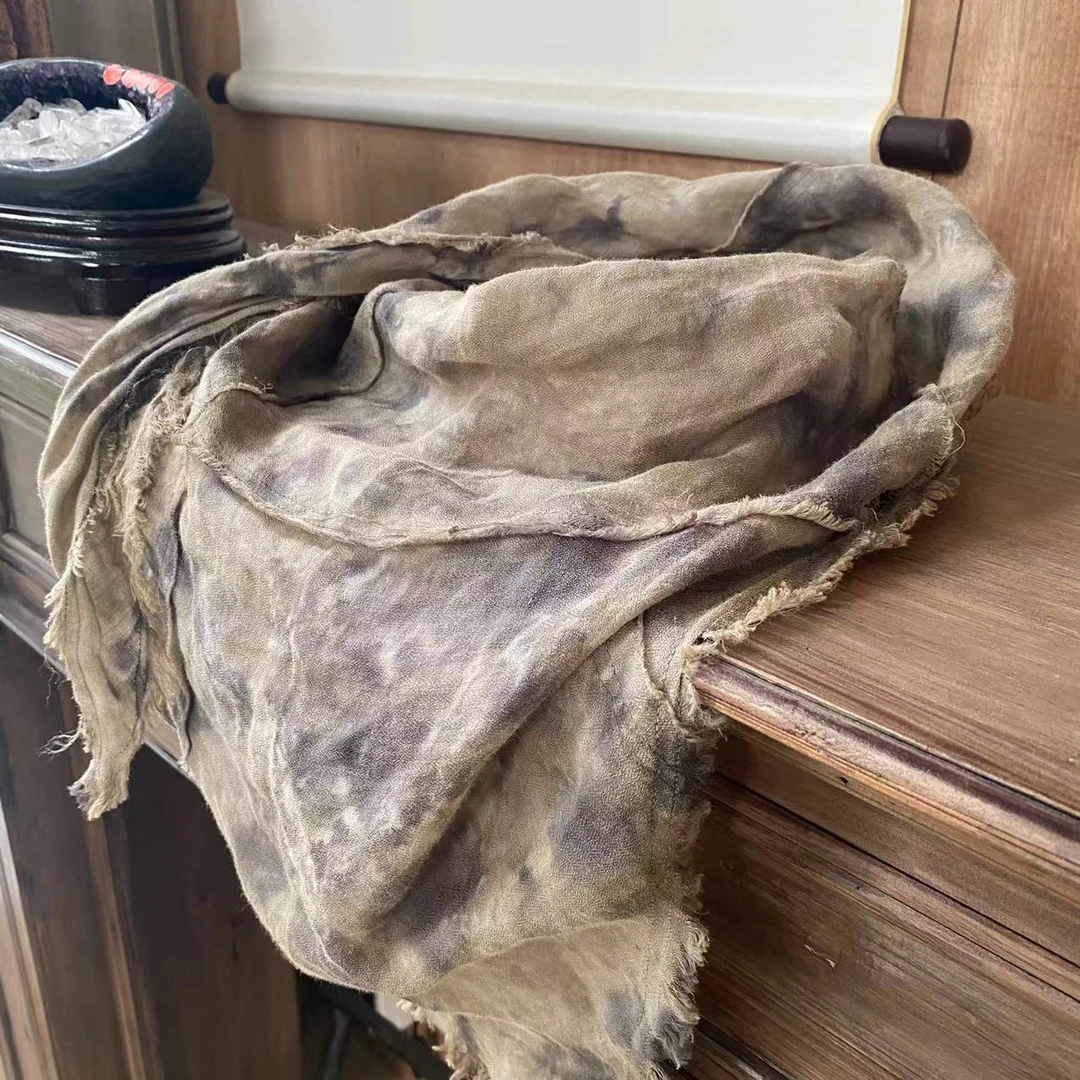 肖肖分享 秋冬款小三角巾扎染320