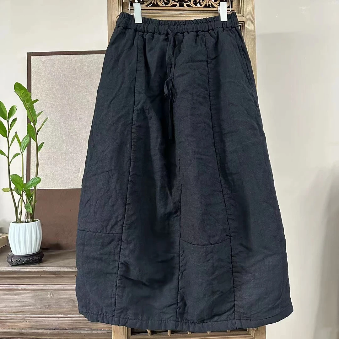 肖肖分享  冬季棉裙半身裙X7106