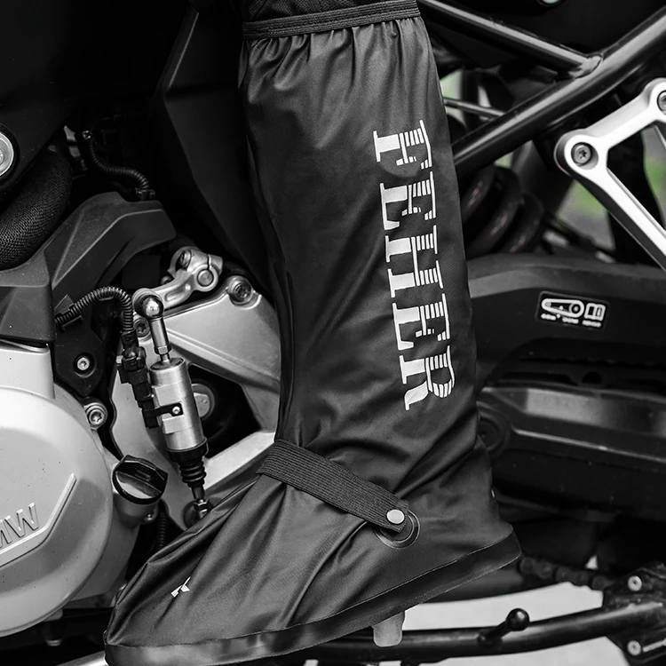 飞儿户外摩托车骑行防水鞋套高筒男女加厚防滑雨鞋雨靴摩旅装备