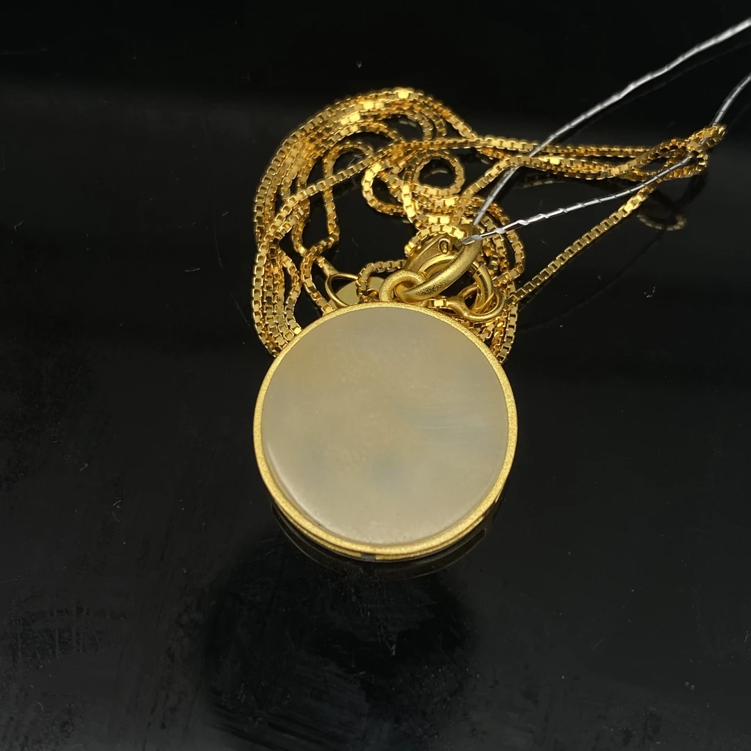 GMZY0006剪纸生肖蛇链坠