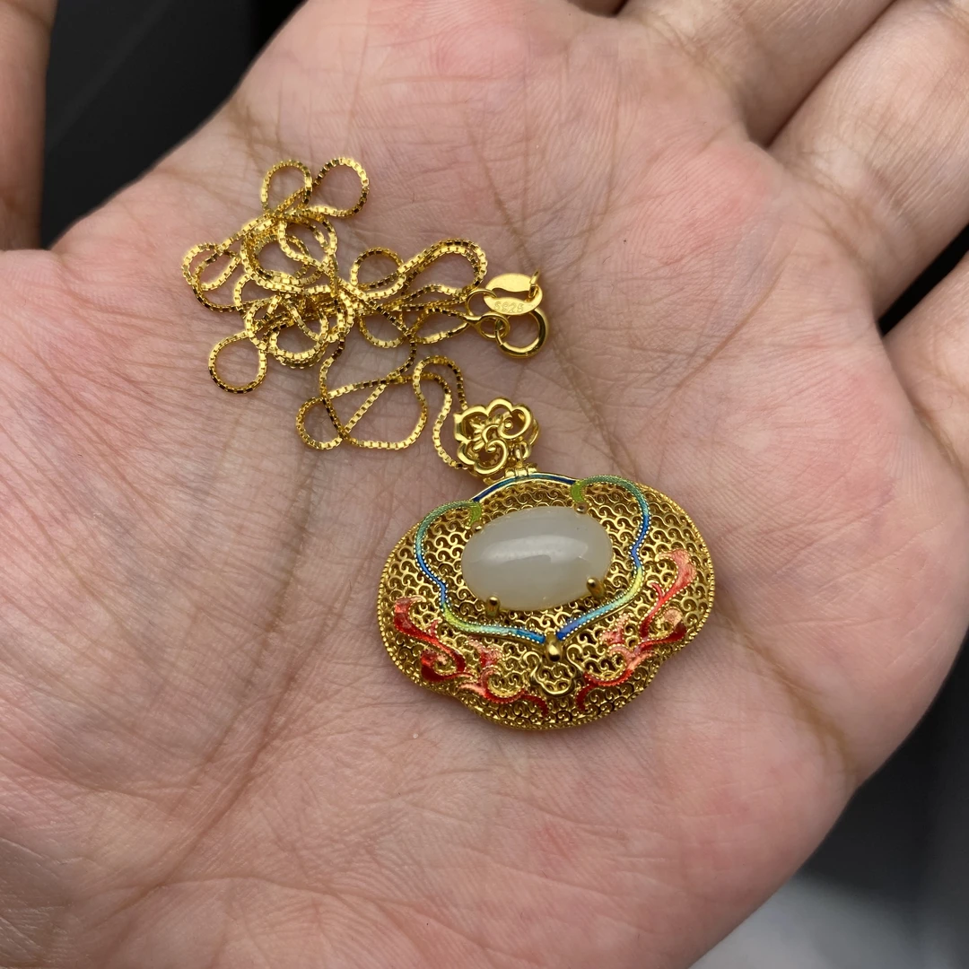 GMZY0044花丝如意链坠