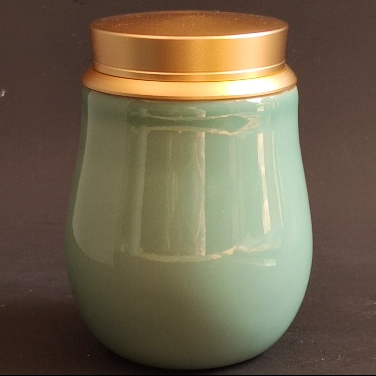 B0309GMD1075（多样性发货）青瓷龙泉窑翠玉茶叶罐