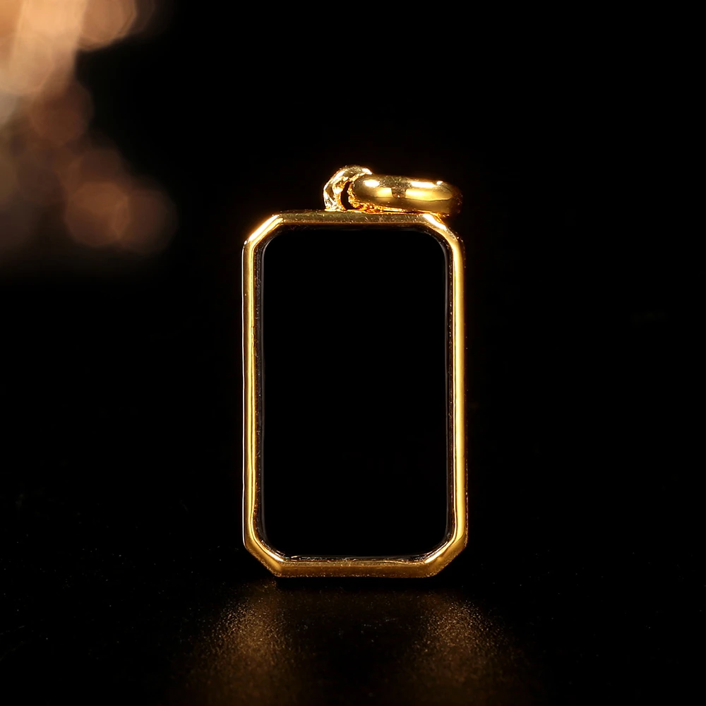 【小凤专属】18k金黑玛瑙大无事牌吊坠（不含链）轻奢时尚百搭