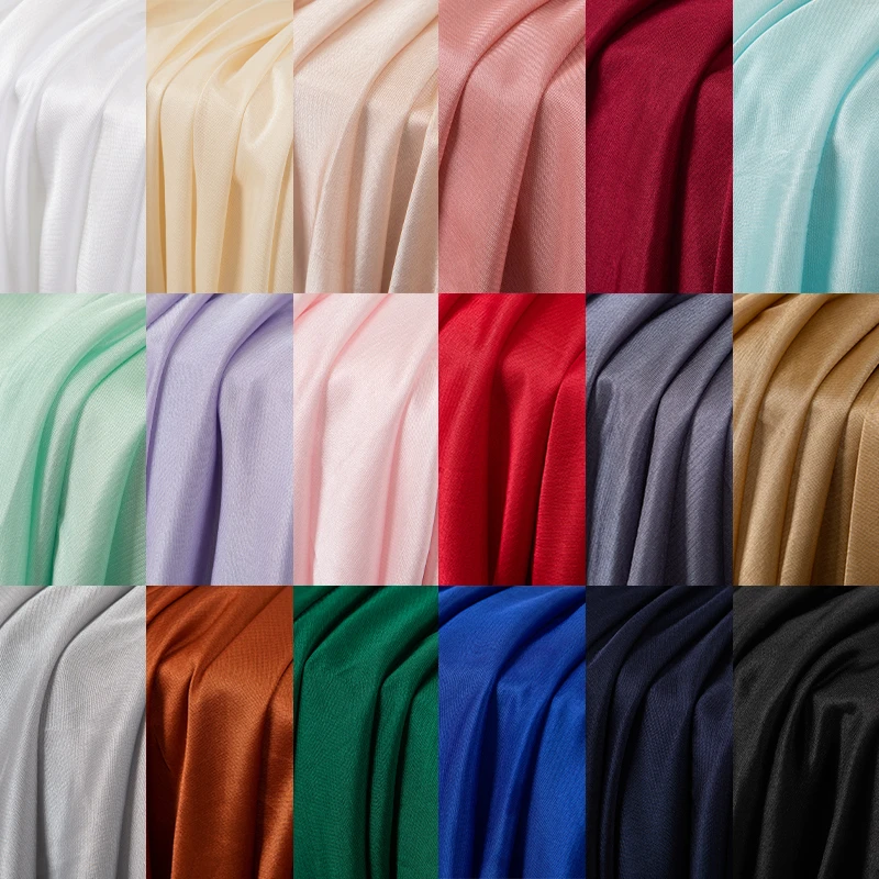 裙子内衬布料里布夏季针织弹力纯色布头清仓处理连衣裙里衬薄面料