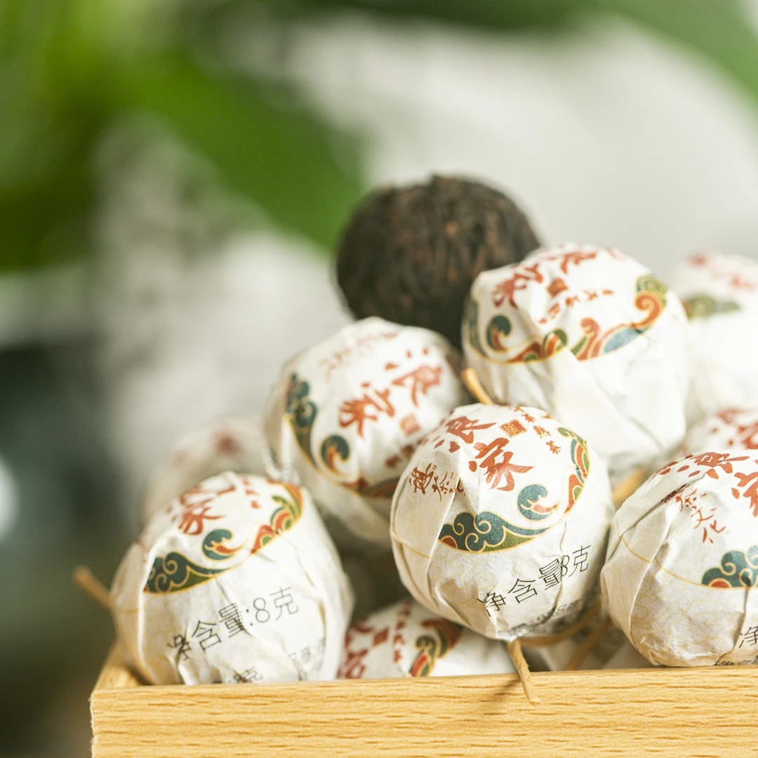 沧浪家卫东2018年熟茶龙珠 500克分享   醇厚清香 温暖舒适