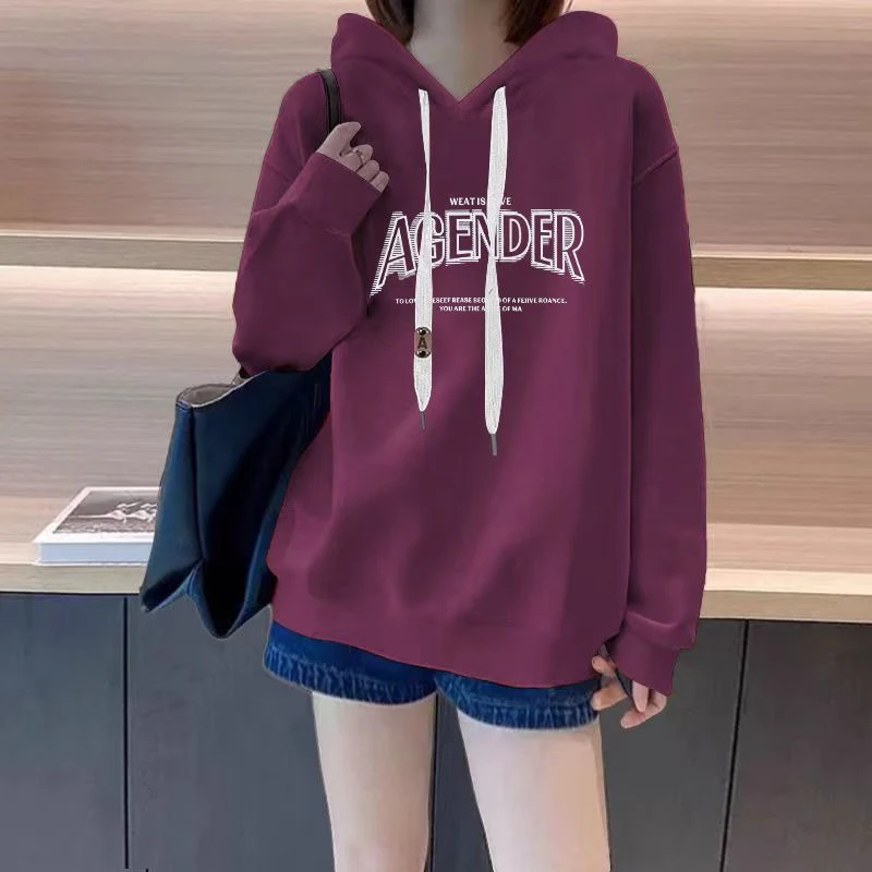 休闲带帽卫衣加厚款