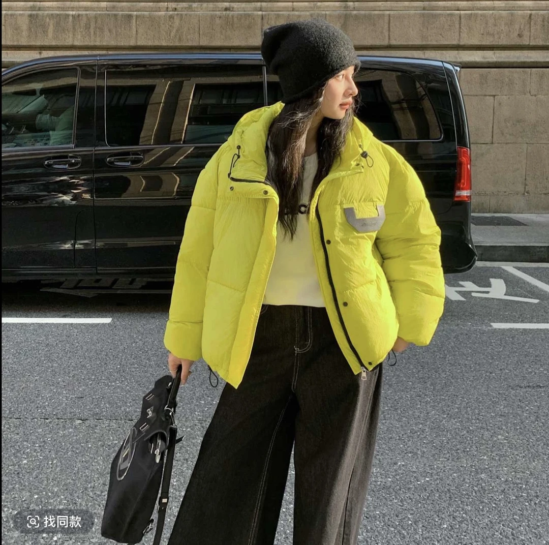 852时尚连帽宽松面包服