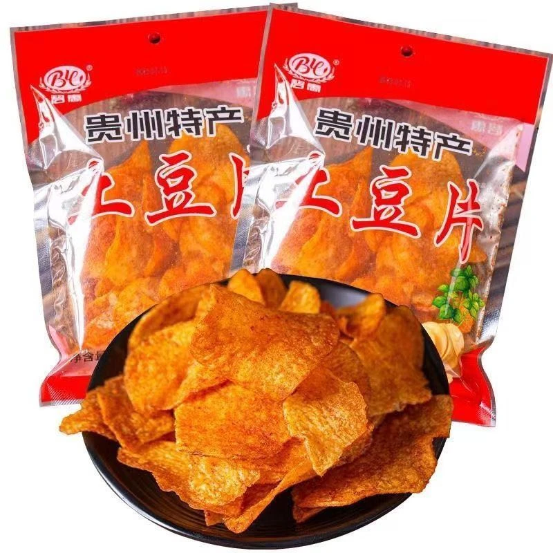 【新疆包邮】贵州土豆片云南特产膨化薯片麻辣休闲小吃零食