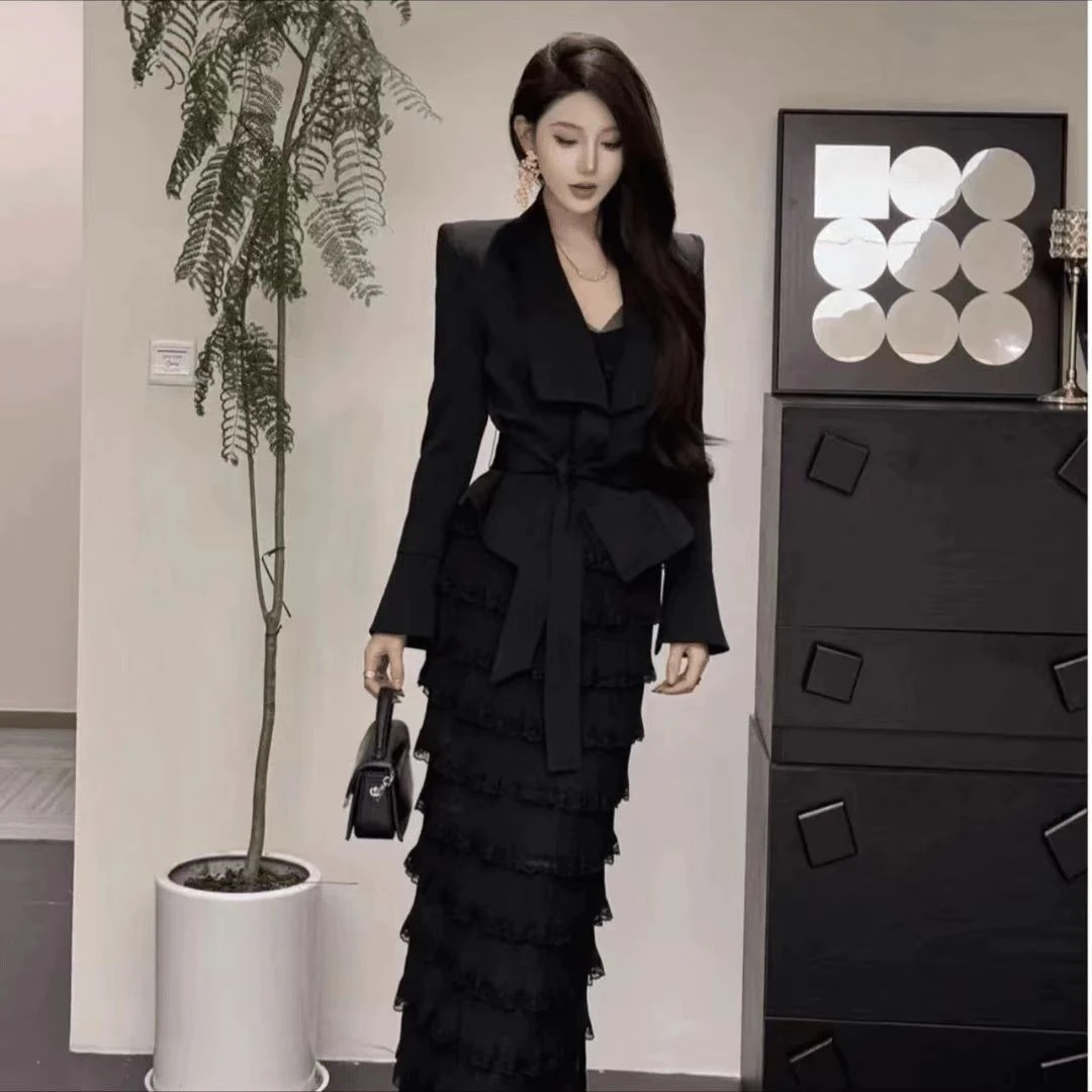 【小雨专属】24199新款时尚气质法式洋气轻奢网红女装套装LL24532