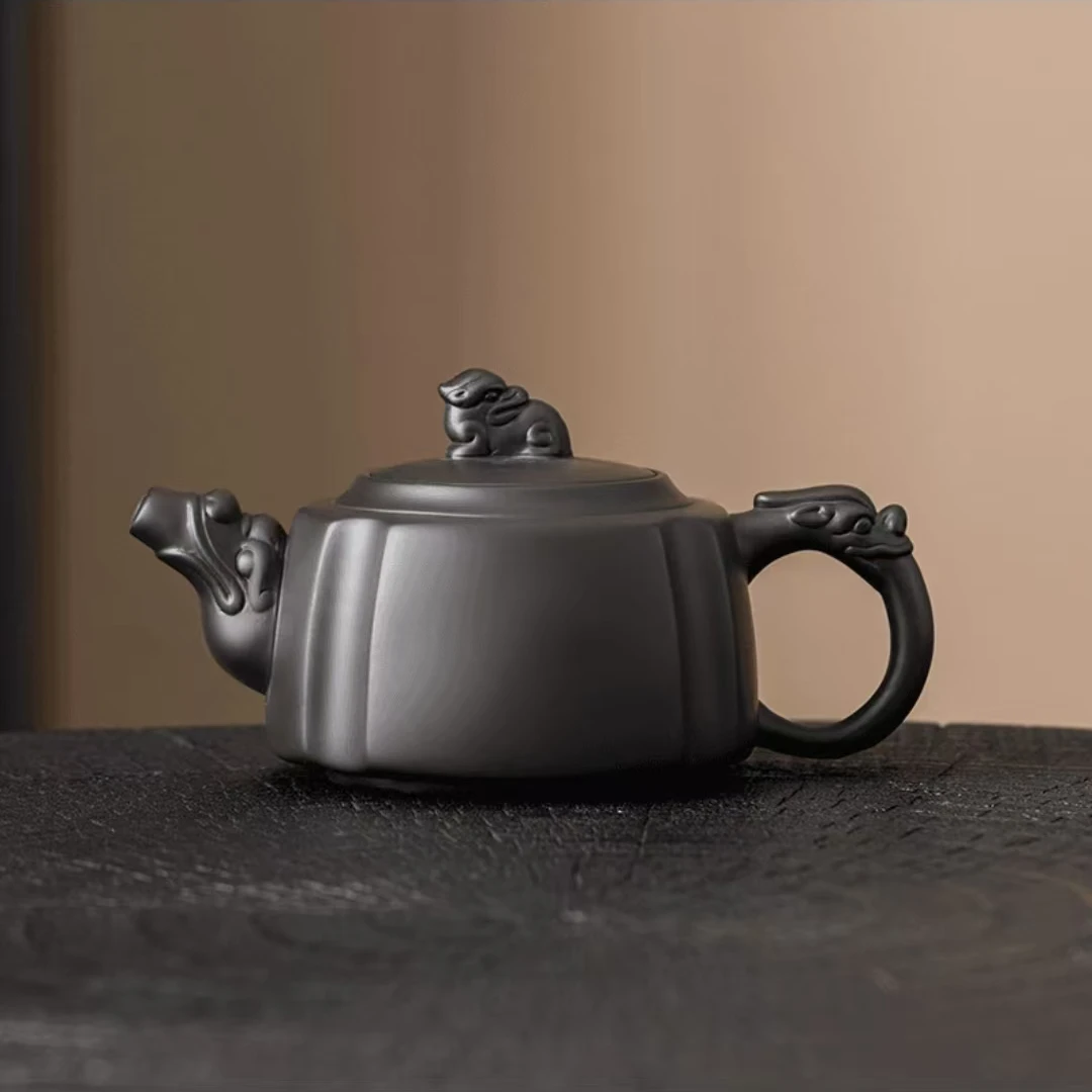 【闪购链接】原矿四方龙尊凤鸣壶