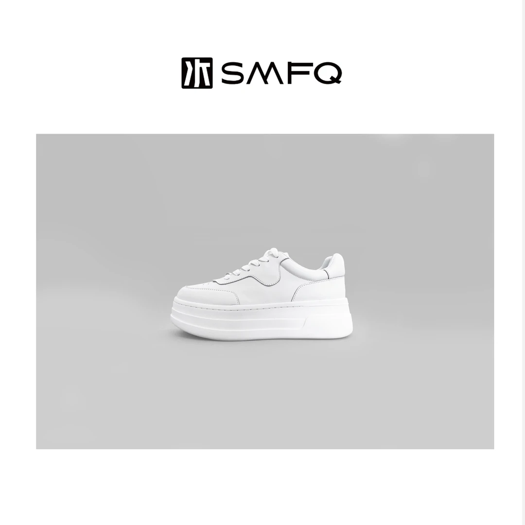 水木夫妻"又轻又软"暴走不累增高百搭小白鞋