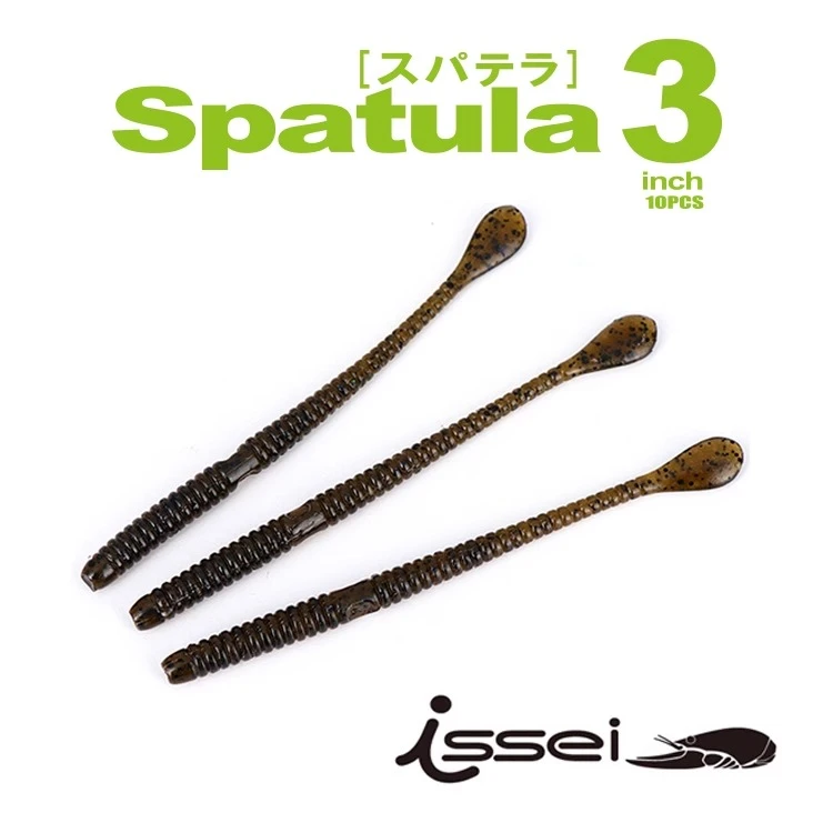 日本常吉长吉面条虫3寸4寸摆尾桨尾路亚软饵无铅钓假黑坑鲈鱼鳜鱼