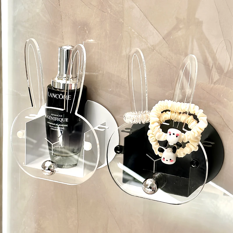 发圈头绳发箍收纳盒子亚克力壁挂神器梳子发饰皮筋浴室墙上置物架