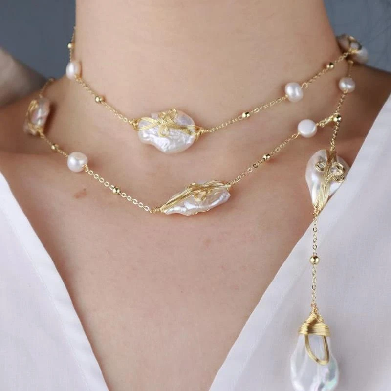 不规则项链女款轻奢小众锁骨链脖颈链首饰配饰品项圈