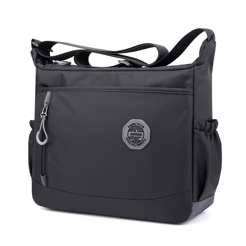 新款韩版男包牛津布大容量斜挎包单肩包潮男士包包多功能男士背包