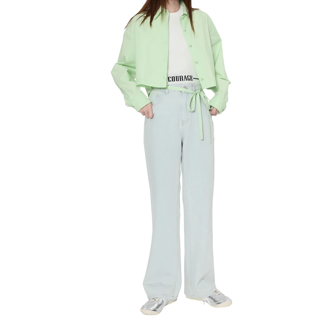 DNCY239撞色线牛仔裤休闲裤宽松时尚裤子洋气DA41421215