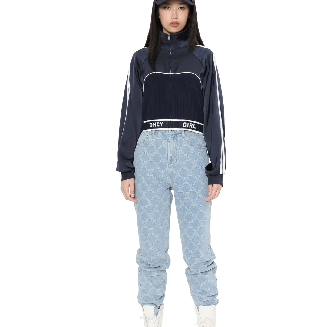 DNCY老花哈伦裤牛仔裤DA41421231