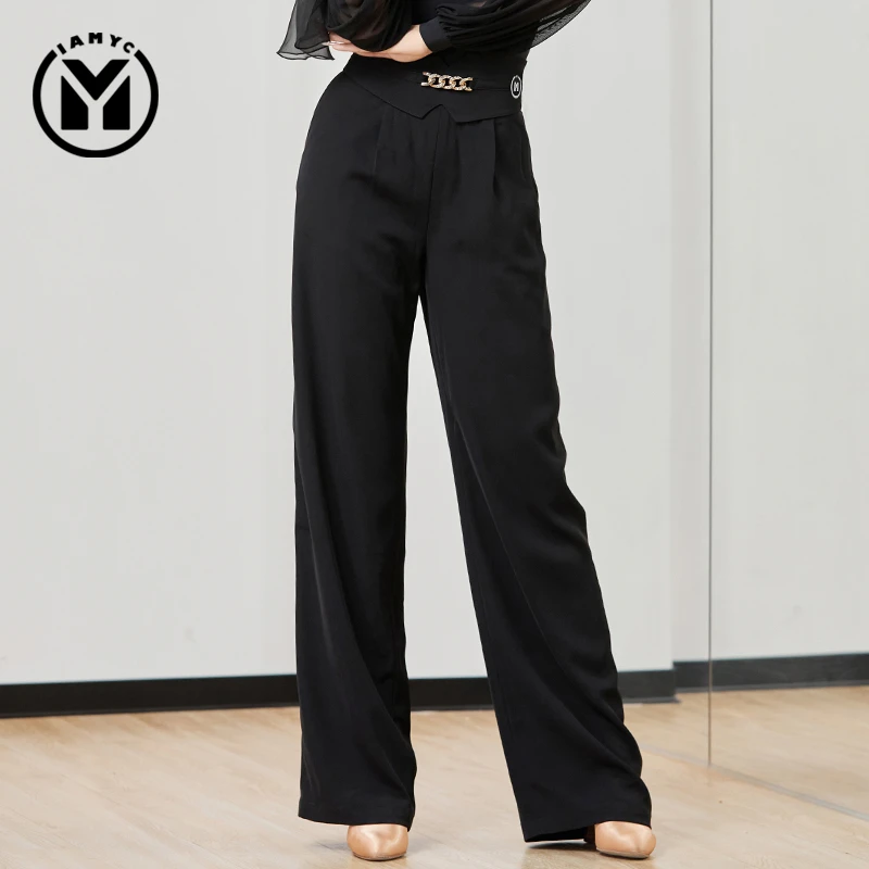 IAMYC新款摩登舞裤直筒裤显瘦裤子 B20056春秋