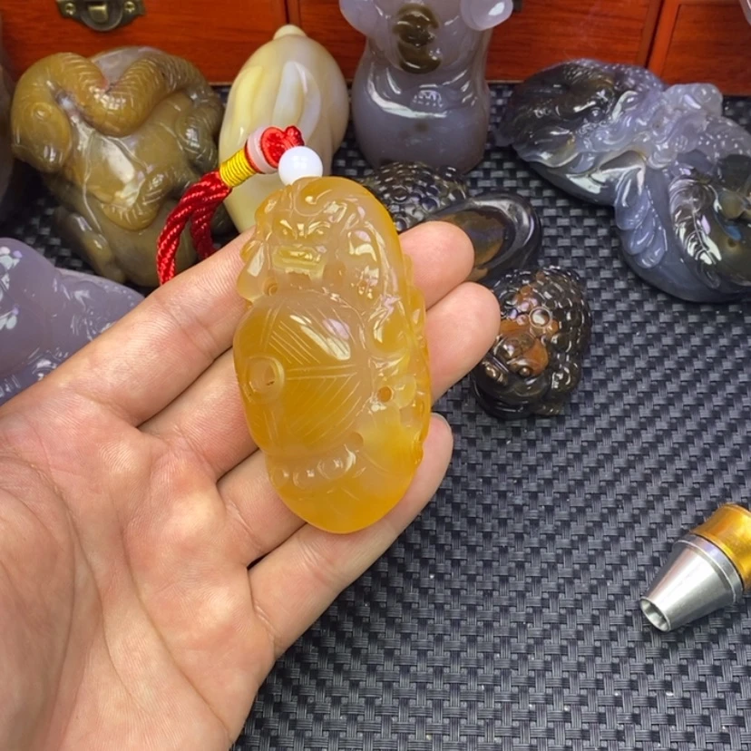 【闪购商品】玛瑙/玉髓手把未镶嵌男**配