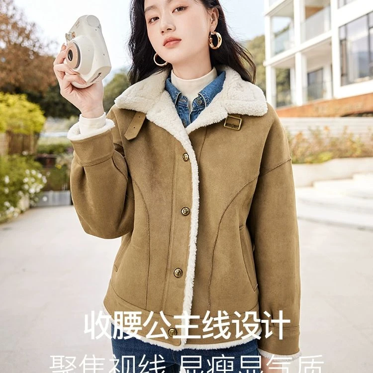 W834442短外套 香影外套女短款2024年冬季新款小个