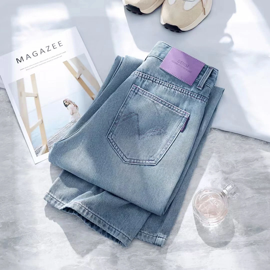 99设计感升级版莱赛尔时尚百搭宽松高腰显瘦窄版直筒裤