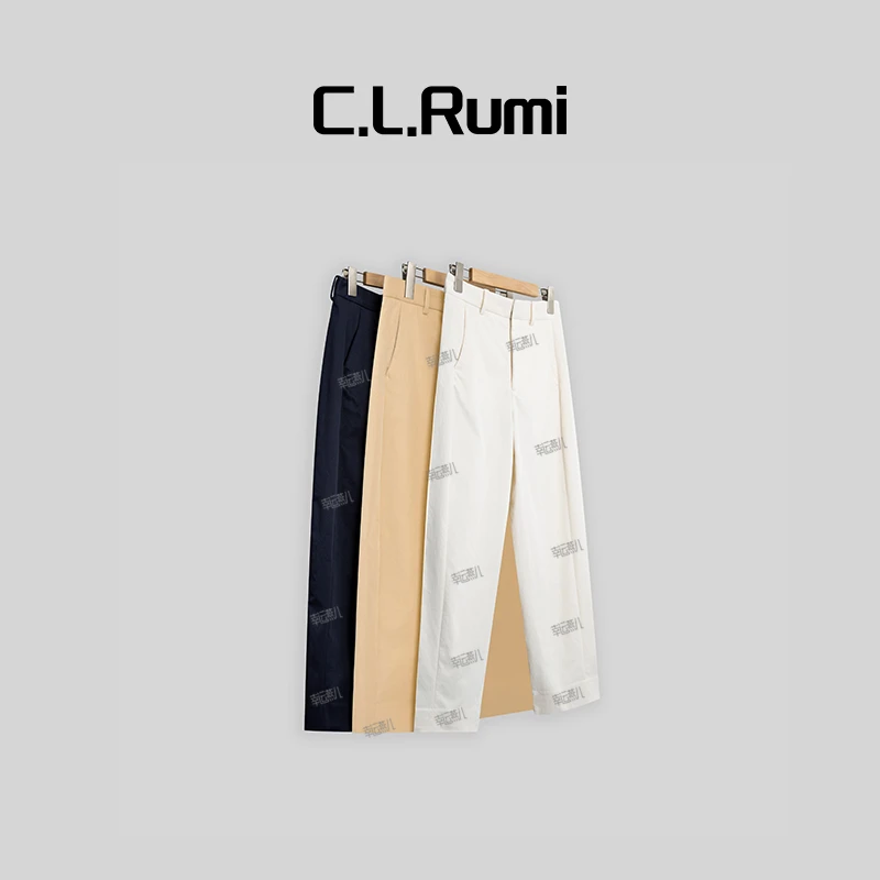 【燕子甄选】”开心裤“盛夏好穿易打理高密百搭抗皱宽松奶奶裤3283kk