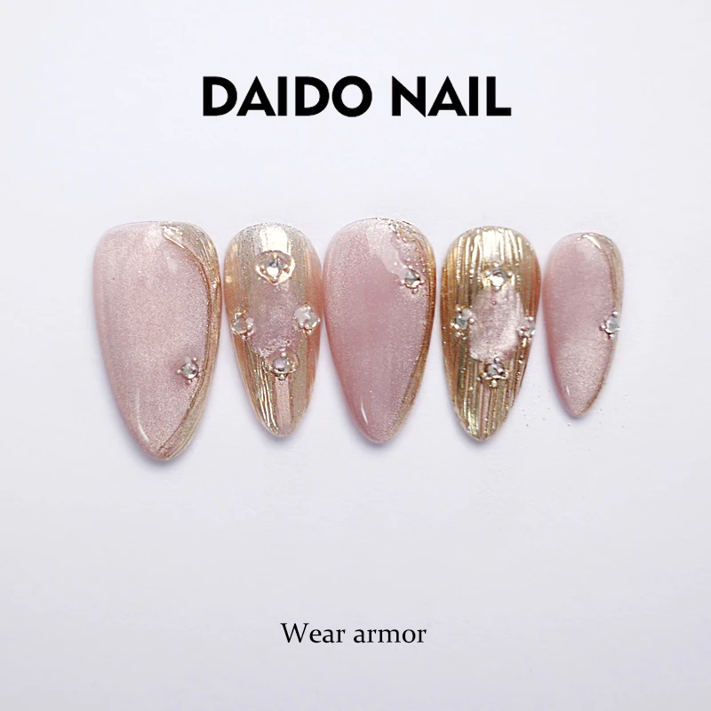 「提拉米苏」Daido纯手工穿戴式美甲设计师布契拉提T080【支持定制】
