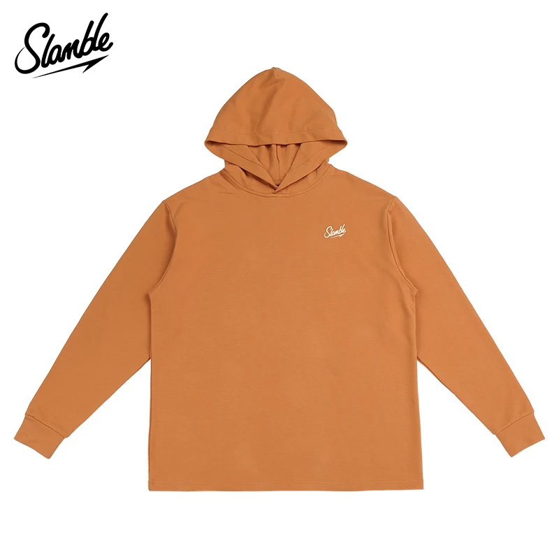 SLAMBLE春季新款美式连帽卫衣长袖帽衫男女运动休闲宽松上衣外套
