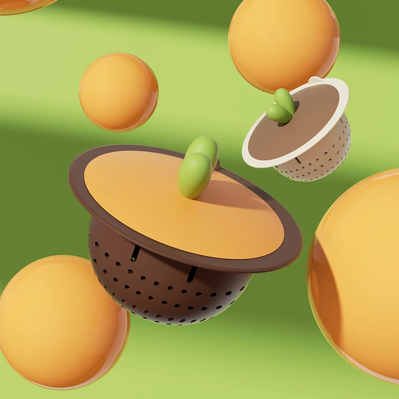 丽满家萝卜造型水槽过滤网厨房洗碗池洗菜盆下水道硅胶沥水防堵塞