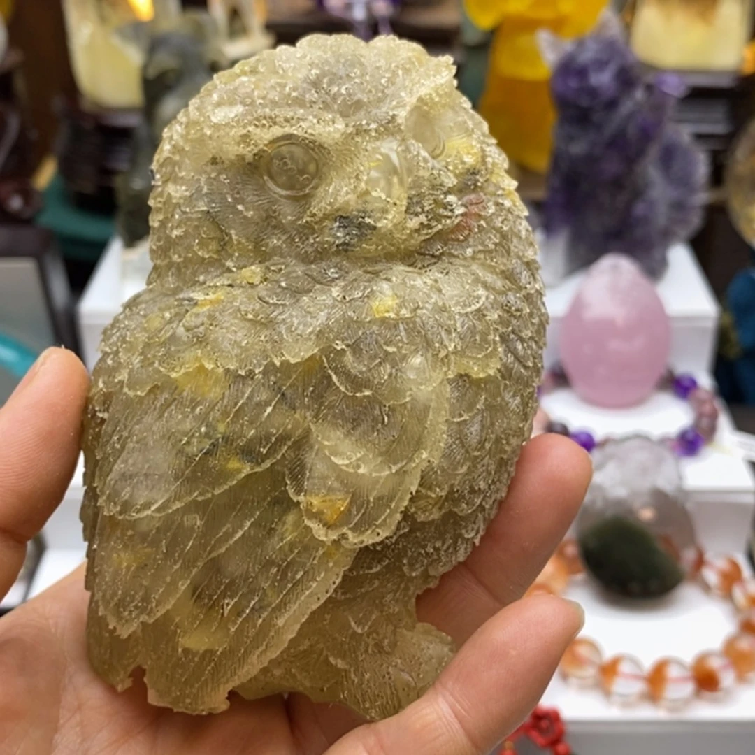 【闪购商品】水晶天然碎石小摆件未镶嵌老****?