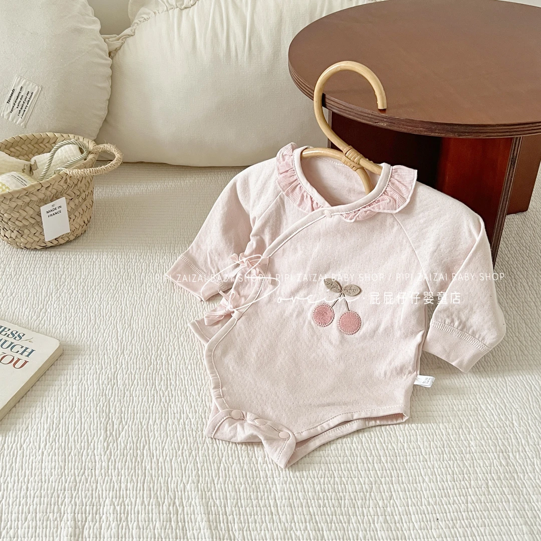 新生婴儿儿衣服初生宝宝包屁衣秋季纯棉无骨连体衣薄款哈衣秋装