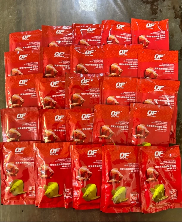 仟湖龙鱼饲料金龙鱼增色红龙鱼银龙鱼颗粒水族OF傲深G2G1专用鱼粮