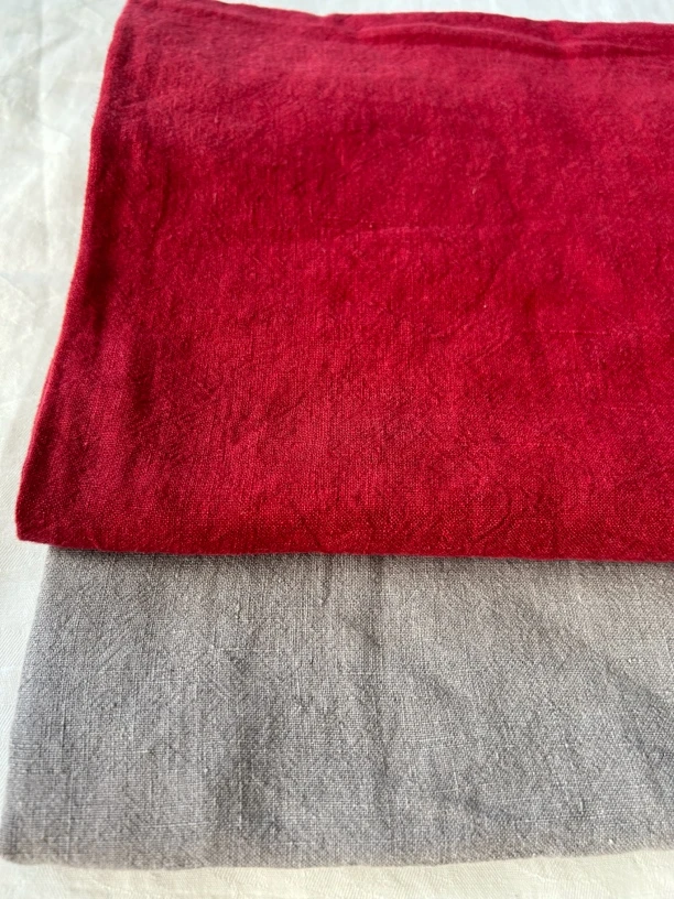 高端麻料 14支亚麻 石磨 特殊工艺 纹理感 门幅140服装面料