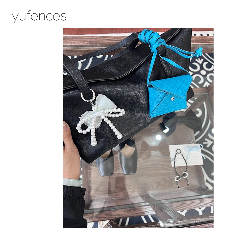 YuFences/与樊 · 原创设计     蓝色蝴蝶挂件 ＃5689