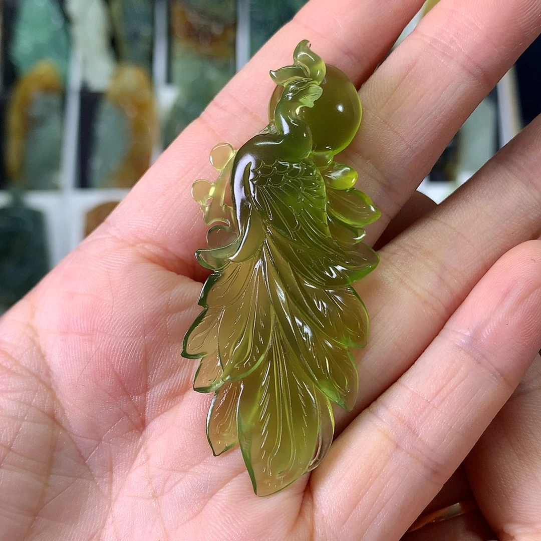 岫玉吊坠(赠链)未镶嵌用****7
